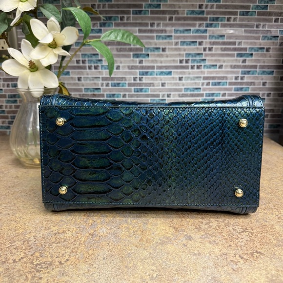 NWT Brahmin Small Caroline Evergreen Kalopsia purse - Picture 6 of 7